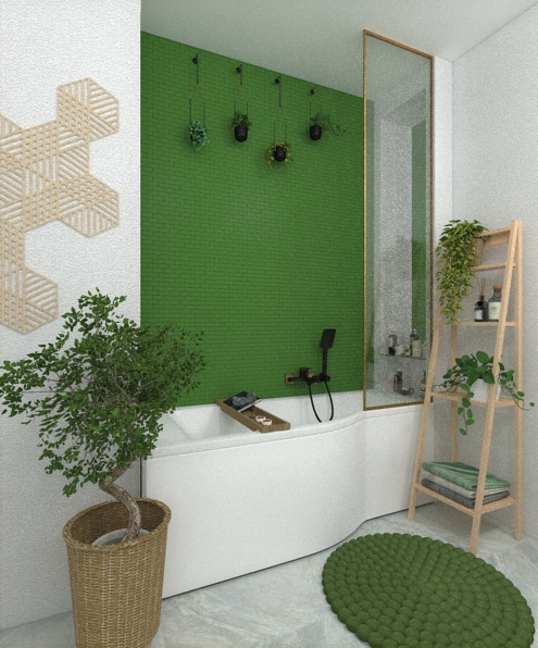 Zaznaj głębokiego relaksu i powiedz "Lubię być tu", czyli wanna w małej łazience!